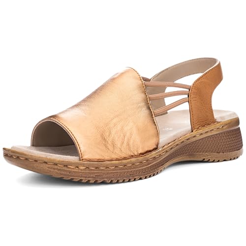 ara Damen Hawaii Sandale, Whisky,Caramel, 37 EU von ARA