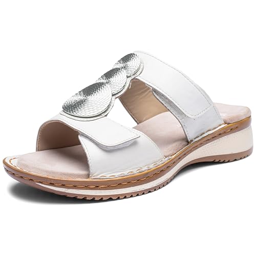 ara Damen Hawaii Slipper, Cream, 41 EU Weit von ARA