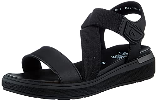 ARA Damen IBIZA Sandaletten, SCHWARZ, 37 von ARA