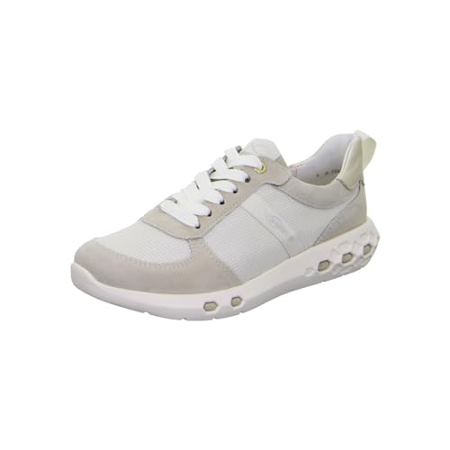 ara Damen Jumper Sneaker, Shell,Cream,Platin, 40 EU Weit von ARA