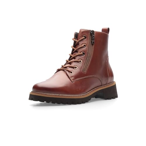 ARA Damen Kent 2.0 Schnür Stiefelette, Cognac, 42.5 EU Schmal von ARA
