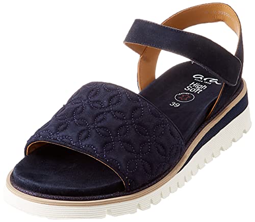 ara Damen Kent Sandal, BLAU, 40 EU von ARA