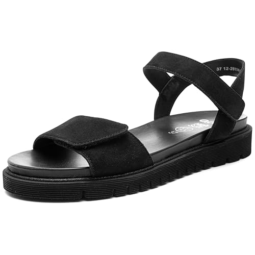 ara Damen Kent Sandale, SCHWARZ, 38 EU von ARA