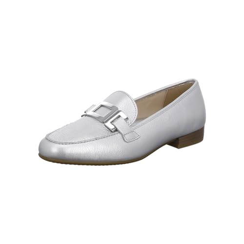 ara Damen Kent Slipper, Silber, 40 EU Schmal von ARA