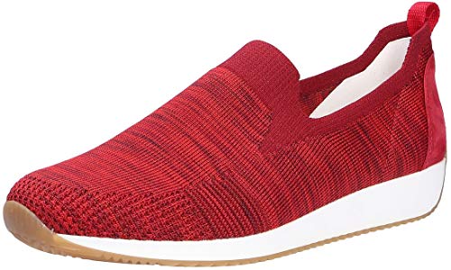 ARA Halbschuhe D.Slipper in rot-Multi/rot Weite G, Größe 39 EU, von ARA
