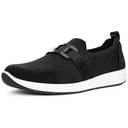 ara Damen LISSABON Slipper, SCHWARZ, 42.5 EU von ARA