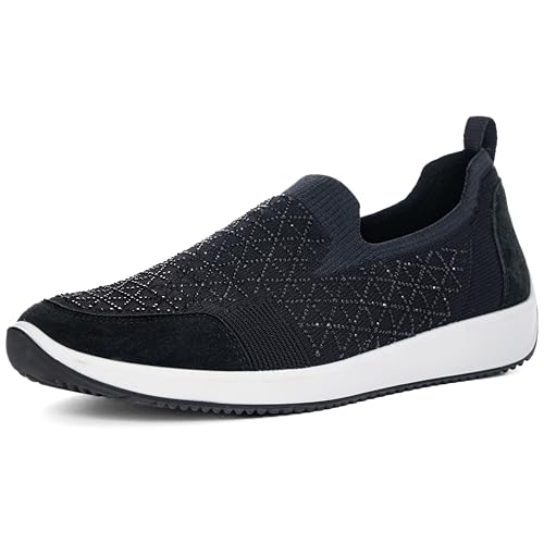 ara Damen LISSABON Slipper, SCHWARZ/Black,SCHWARZ, 43 EU von ARA