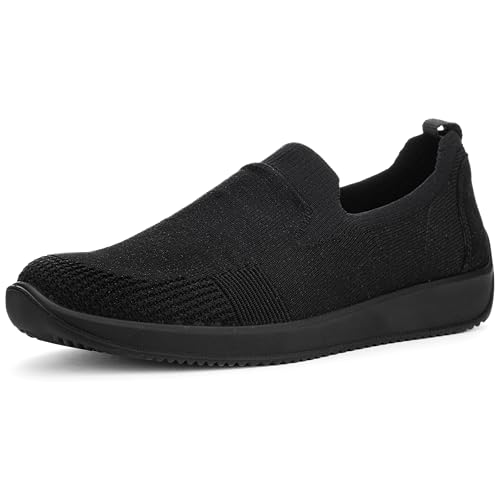 ara Damen LISSABON Slipper, SCHWARZ/SCHWARZ-METALLIC,SCHWARZ, 41 EU von ARA
