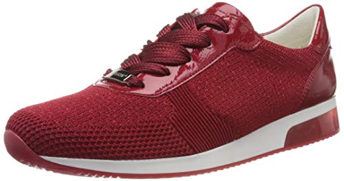 ARA Damen LISSABON Schnürhalbschuh, ROT-ROT-METALLIC,ROSSO, 39 EU von ARA