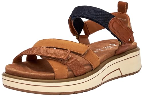 ara Damen Lucca Sandale, Caramel,Cognac,BLAU, 40 EU von ARA