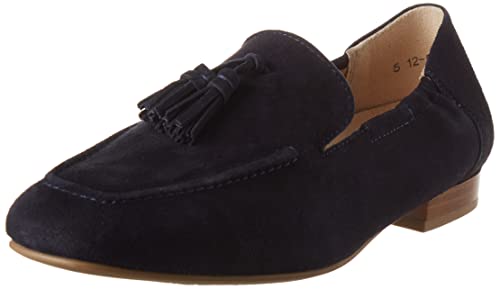 ara Damen Lyon Slipper, BLAU, 39 EU Weit von ARA