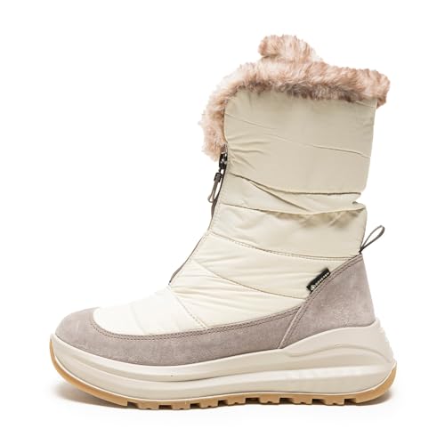 ara Damen MASSA-GTX Schneestiefel, Moon,Cream, 38.5 EU Weit von ARA