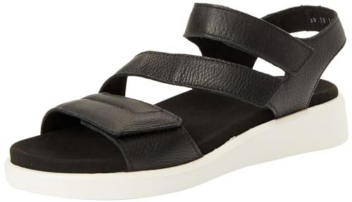 ara Damen Madeira Sandale, SCHWARZ, 36 EU Weit von ARA