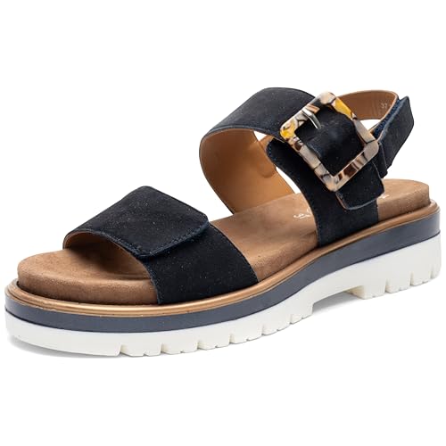 ara Damen Malaga Sandale, Blau 051018, 40 EU von ARA