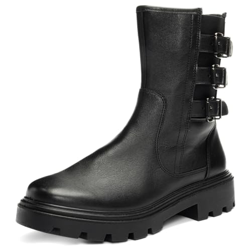 ara Damen Manchester Stiefelette, SCHWARZ, 42.5 EU Weit von ARA