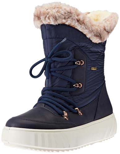 ARA Damen Monaco-gtx Schneestiefel, Blau, 42.5 EU Weit von ARA