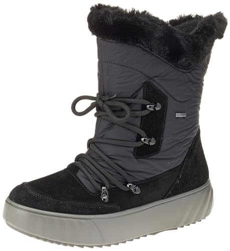 ARA Damen Monaco-gtx Schneestiefel, Schwarz, 36.5 EU Weit von ARA