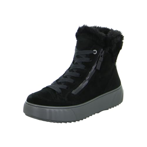 ara Damen Monaco Sneaker, SCHWARZ, 39 EU Weit von ARA