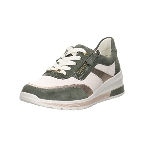 ara Damen NEAPEL Sneaker, Thyme,Platin,Cream, 36.5 EU von ARA