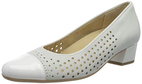 ARA Damen Nizza Pumps, Weiß Weiss Cloud 06, 41.5 EU von ARA