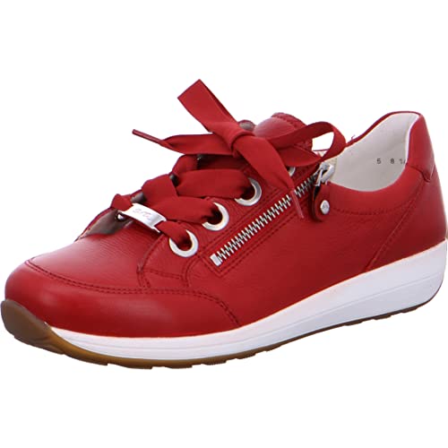 ARA Damen Osaka Sneaker, Rot, 41 von ARA