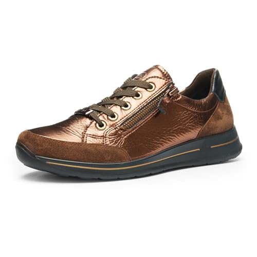 ara Damen Osaka 2.0 Sneaker, Mocca,SCHWARZ, 36 EU Weit von ARA