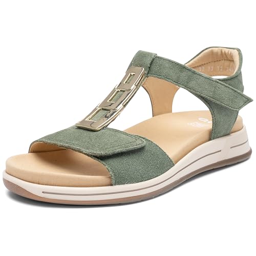 ara Damen Osaka-S Sandale, Thyme, 43 EU Weit ara Damen Osaka-S Sandale, Thyme, 43 EU Weit von ARA