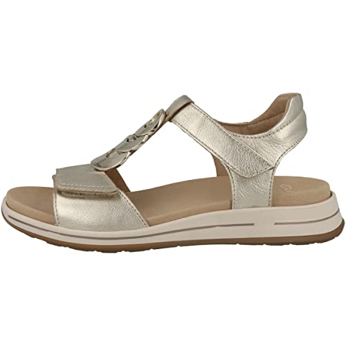 ara Damen Osaka Sandal, Platinum 12 34826 14, 35 EU Weit von ARA
