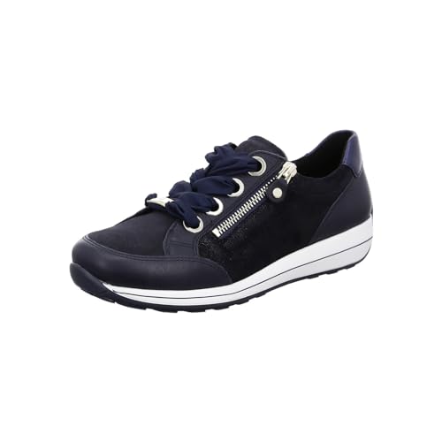 ara Damen Osaka Sneaker, BLAU,Night, 38.5 EU Weit von ARA