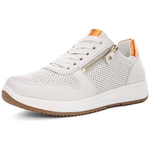 ara Damen Osaka Sneaker, Cream,Jaffa, 40 EU Weit von ARA