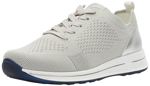 ara Damen Osaka Sneaker, Pebble,Silber, 39 EU Weit von ARA