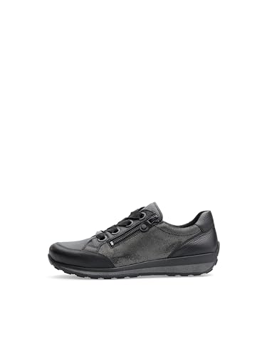 ara Damen Schnürer Sneaker, Schwarz 052066, 38 EU Weit von ARA