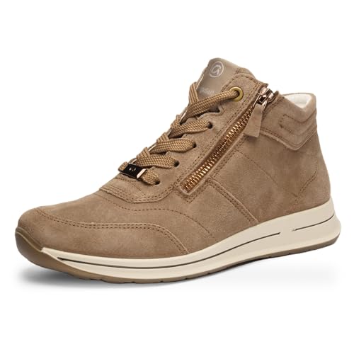 ara Damen Schnürer Sneaker, Sesam, 37 EU Weit von ARA