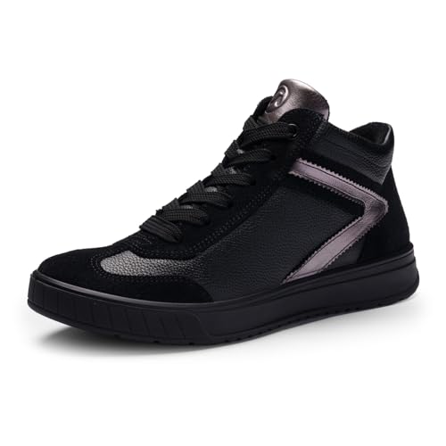 ara Damen ROM 2.0 Sneaker, SCHWARZ,Graphit, 41.5 EU von ARA