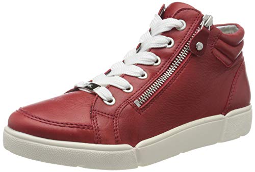 ARA Damen ROM Mid-cut Sneaker, ROT, 36 EU von ARA