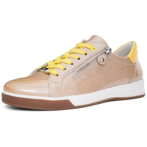 ara Damen ROM Sneaker, Nude,Limoncello, 38 EU von ARA