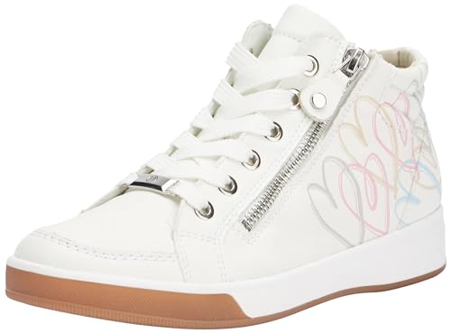 ara Damen ROM Sneaker, Weiss/Hearts, 36 EU von ARA