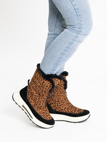 ara Damen ST.Moritz-GTX Stiefelette, SCHWARZ,Nuts, 39 EU Weit von ARA