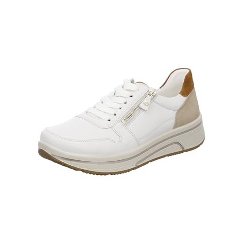 ara Damen Sapporo Sneaker, Cream,Caramel,Sand, 36.5 EU Weit von ARA