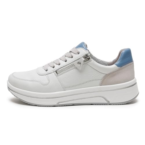 ara Damen Sapporo Sneaker, Nebbia,COOL-Blue,Pebble, 39 EU Weit ara Damen Sapporo Sneaker, Nebbia,COOL-Blue,Pebble, 39 EU Weit von ARA