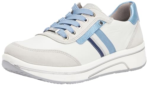 ara Damen Sapporo Sneaker, Pebble,Nebbia,COOL-Blue, 40 EU Weit ara Damen Sapporo Sneaker, Pebble,Nebbia,COOL-Blue, 40 EU Weit von ARA
