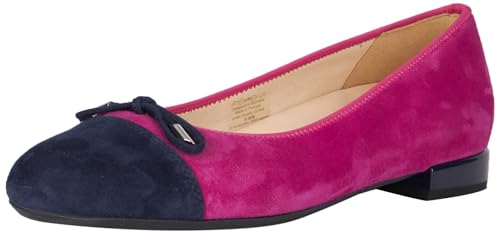 ara Damen Siena Ballerinas, Night,PINK, 40 EU Weit von ARA