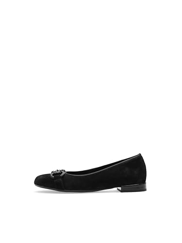 ara Damen Siena Ballerinas, SCHWARZ, 37.5 EU Weit von ARA