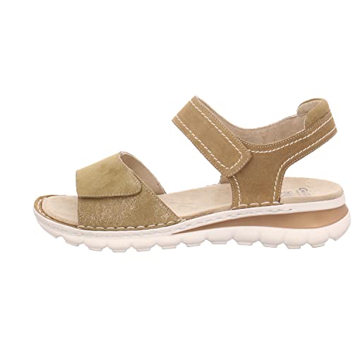 ara Damen Tampa Sandale, Khaki, 42 EU von ARA