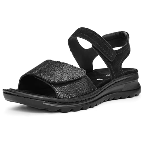 ara Damen Tampa Sandale, SCHWARZ, 38 EU von ARA