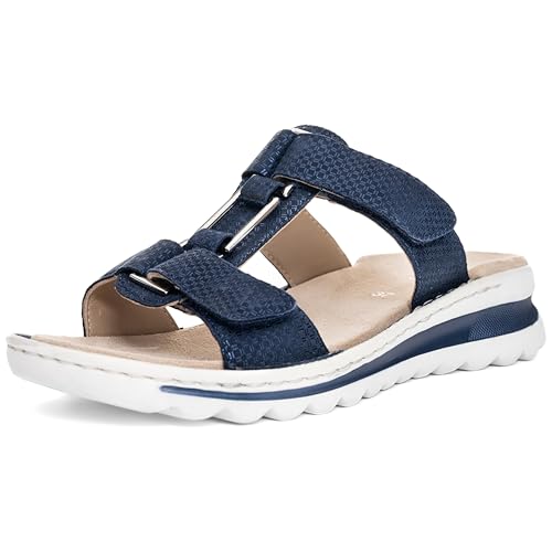 ara Damen Tampa Slipper, BLAU/BLAU, 42 EU von ARA