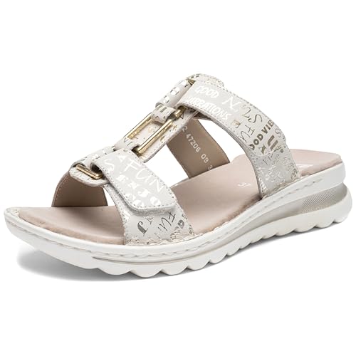 ara Damen Tampa Slipper, Cream,Platin, 35 EU von ARA