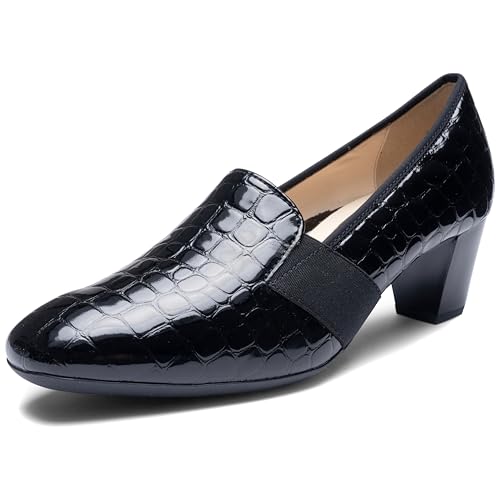 ARA Damen Verona Pumps, Schwarz Schwarz 07, 39 EU Weit von ARA