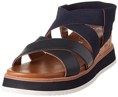 ara Damen Valencia Sandal, BLAU, 38 EU von ARA