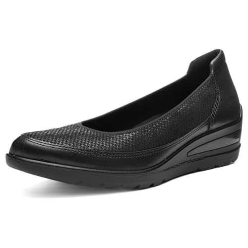 ara Damen ZÜRICH 2.0 Pumps, SCHWARZ,SCHWARZ/SCHWARZ, 37.5 EU Weit von ARA